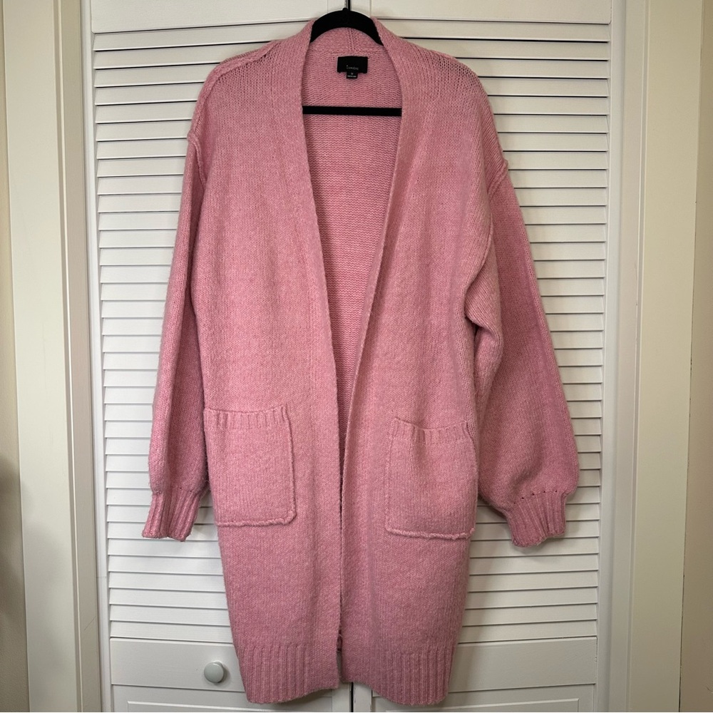 Pink Cardigan Sweater